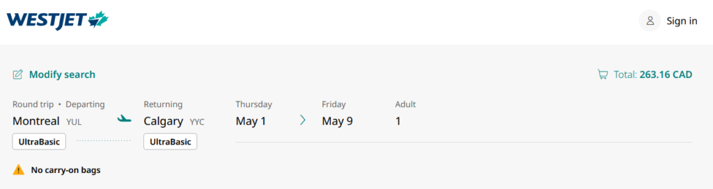 Montreal Flight Deals, Montreal To Calgary, $264